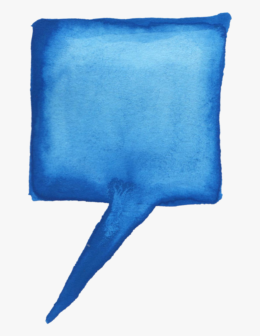 Blue Thought Bubble Png For Kids - Towel, Transparent Png, Free Download