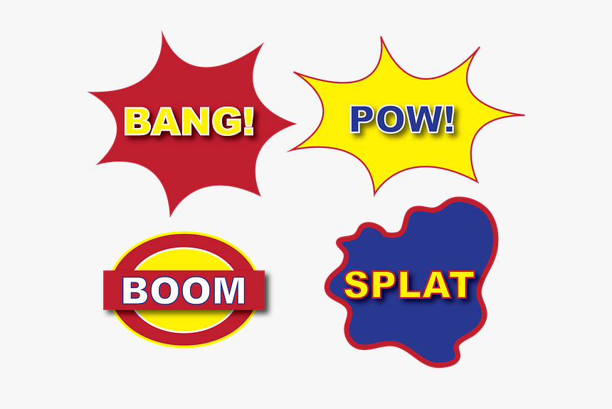 Comic Book, Superhero, Thought Bubble, Text , Png Download, Transparent Png, Free Download