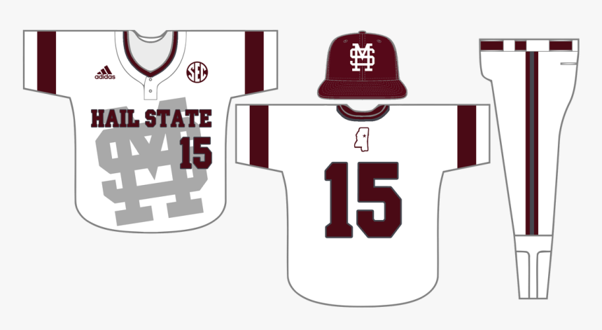 Arguably The Worst Baseball Uniforms In Mississippi - Mississippi State University Baseball, HD Png Download, Free Download