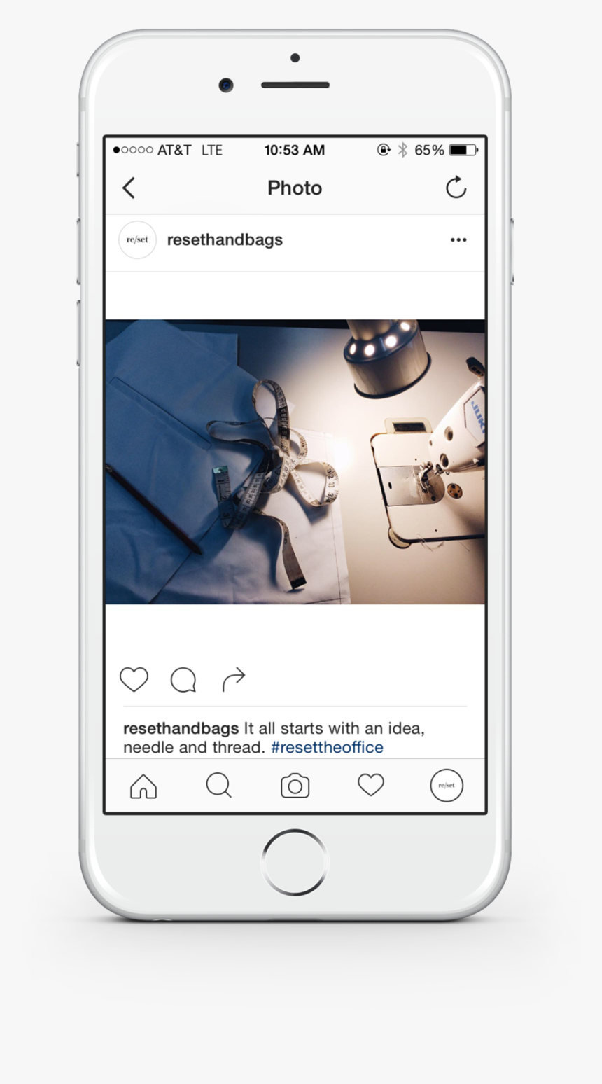 Instagram-mockup - Instagram On Phone Mockup Png, Transparent Png, Free Download