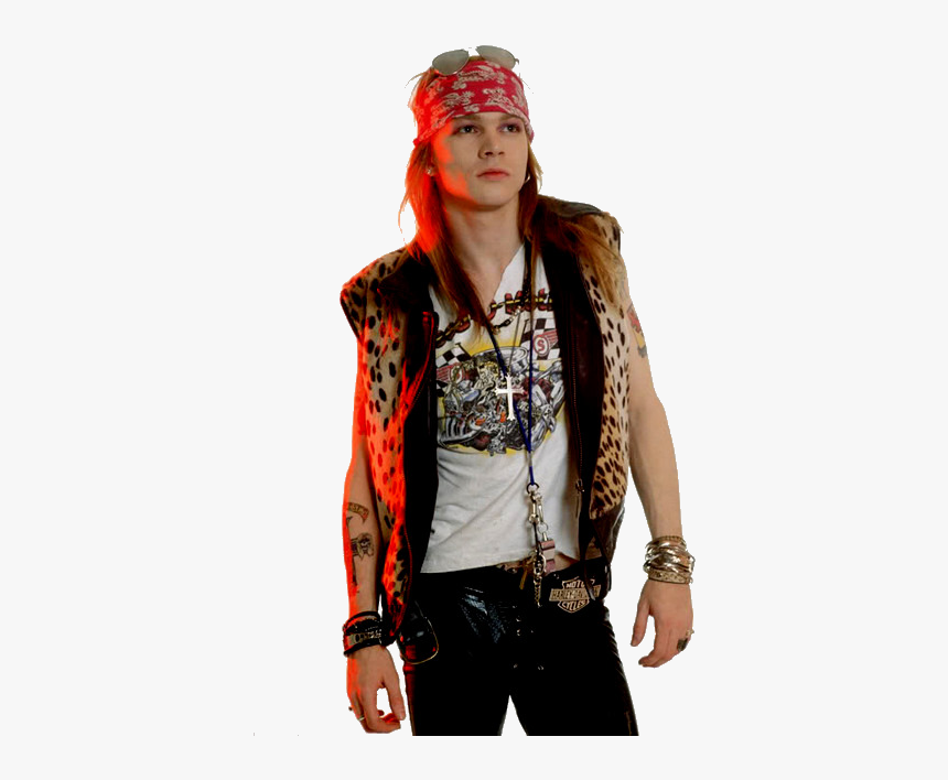 Guns N Roses, Axl Rose, And Gnr Image - Young Axl Rose Outfit, HD Png Download, Free Download