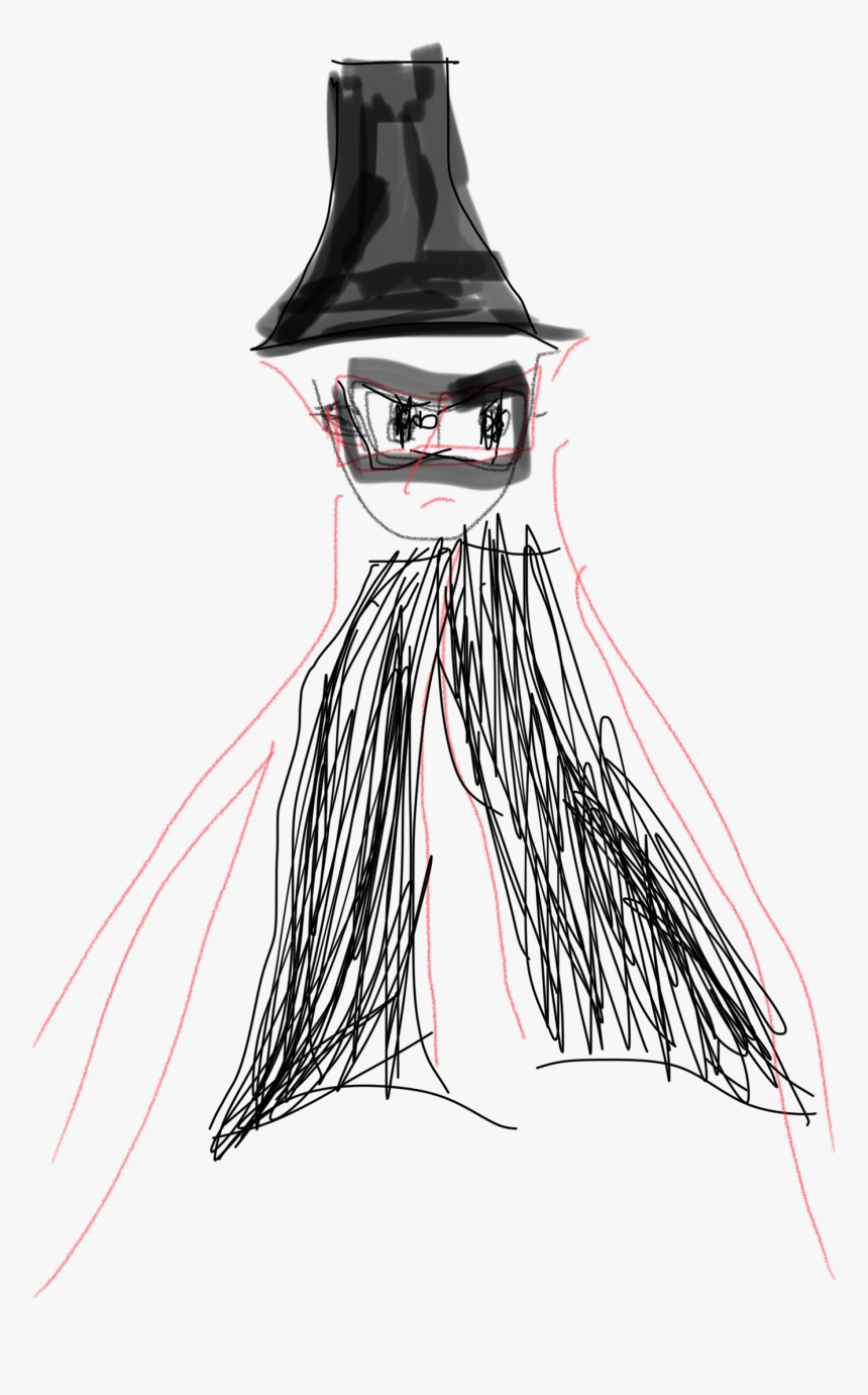 Curiosity Drawing Detective Hat - Sketch, HD Png Download, Free Download