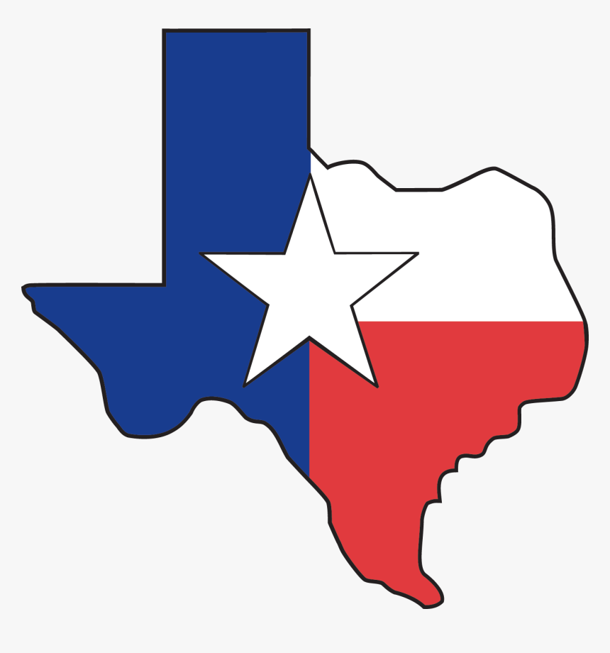 Recorded Books - Texas Shape With Flag, HD Png Download, Free Download