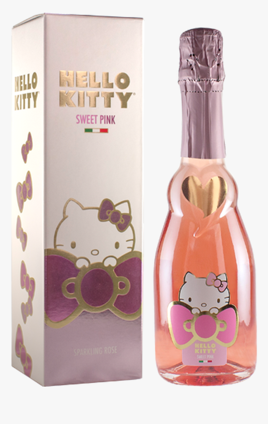 Hello Kitty Sweet Pink Sparkling Rose - Hello Kitty Sweet Pink Wine, HD Png Download, Free Download