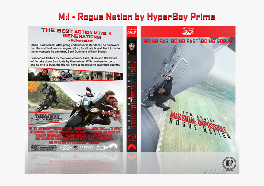 Rogue Nation Box Art Cover - Flyer, HD Png Download, Free Download