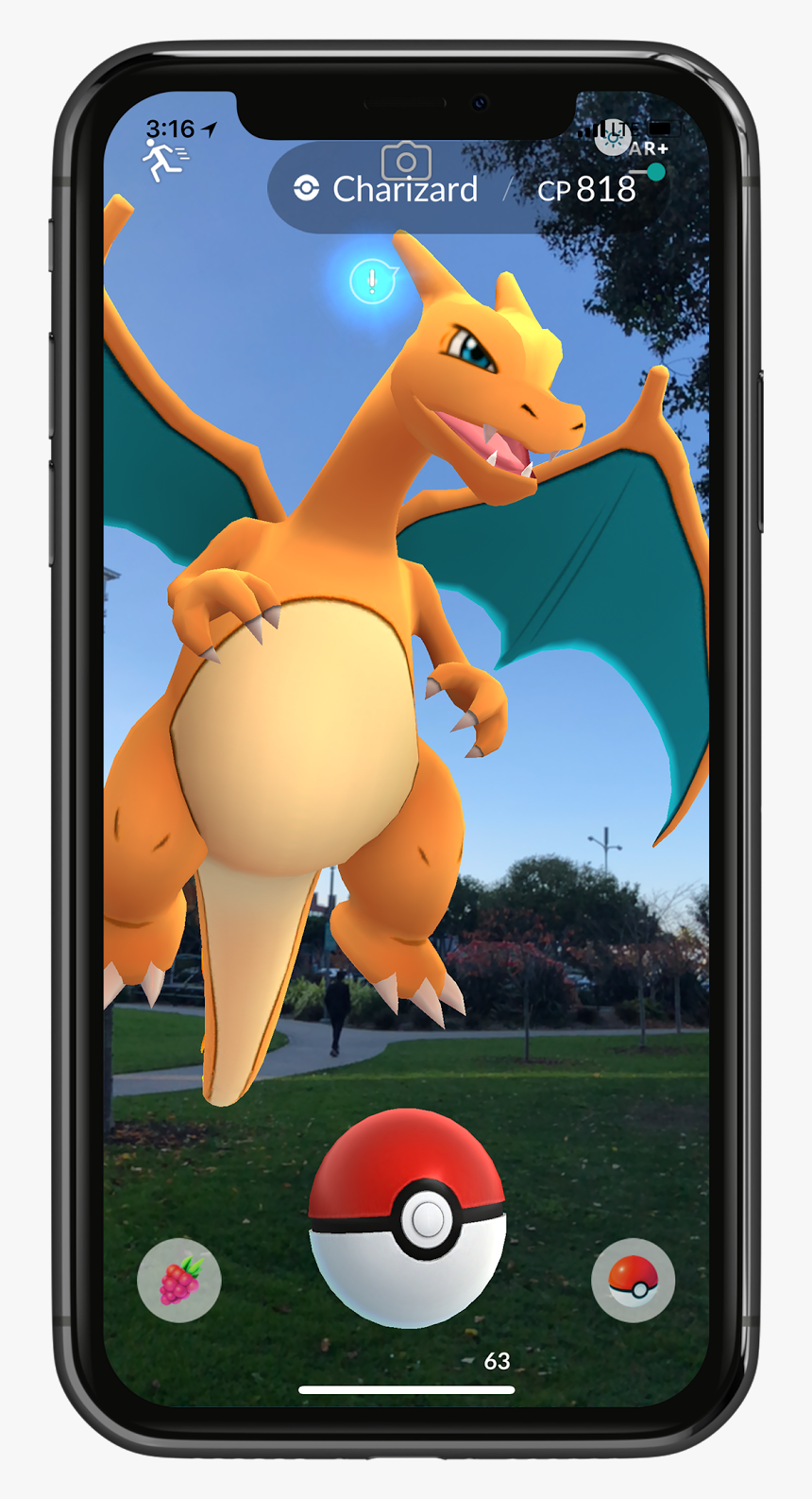 Pokemon Go Iphone X, HD Png Download, Free Download