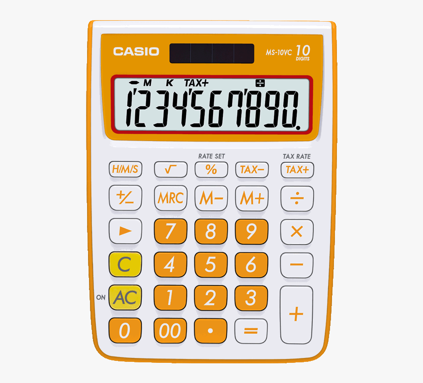 Casio Ms 10vc Calculator, HD Png Download, Free Download