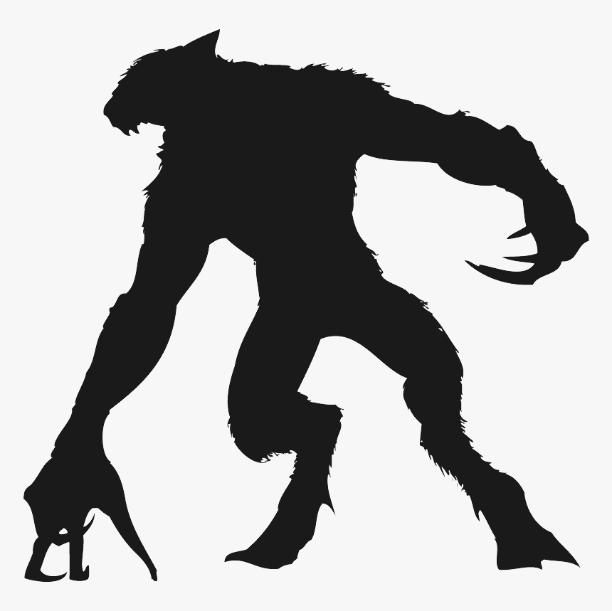 Werewolf Png - Monster Silhouette Transparent Background, Png Download, Free Download