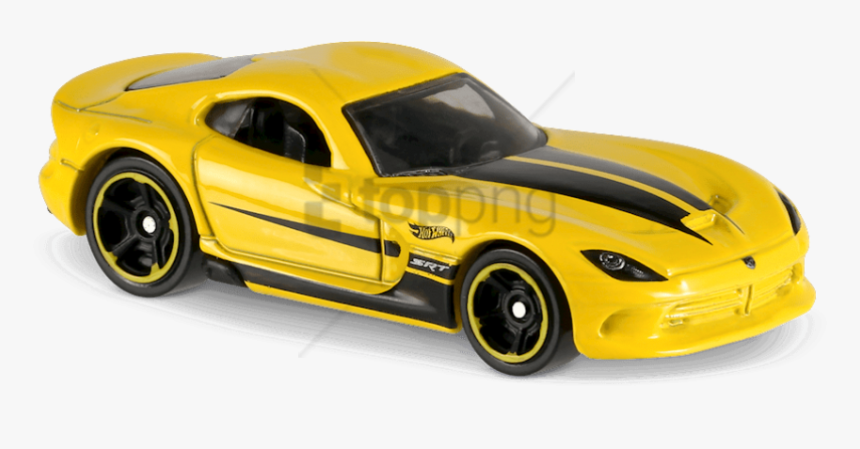 Land Car,yellow,motor Vehicle,performance Car,supercar,automotive - Srt Viper Hot Wheels, HD Png Download, Free Download