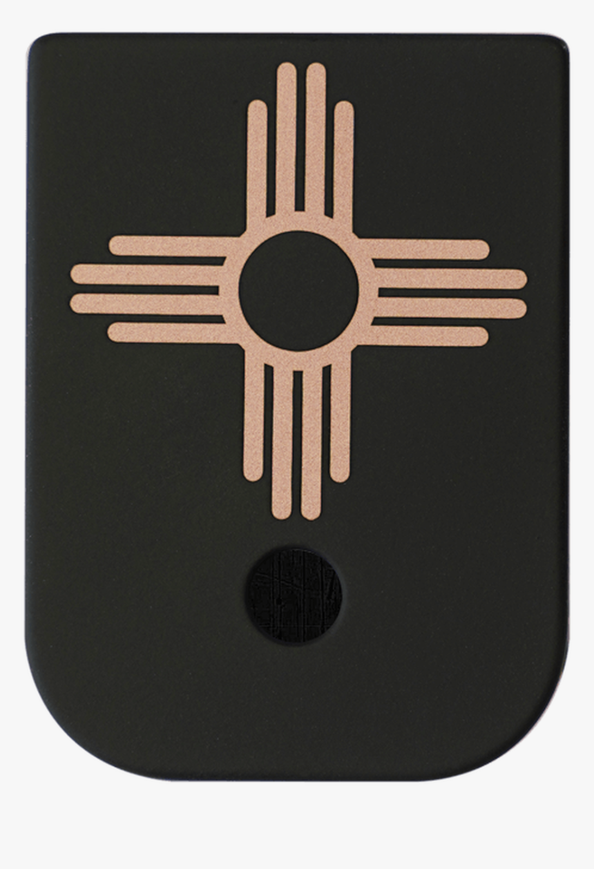 New Mexico Flag Brass Black Traditional Finish Mag, HD Png Download, Free Download
