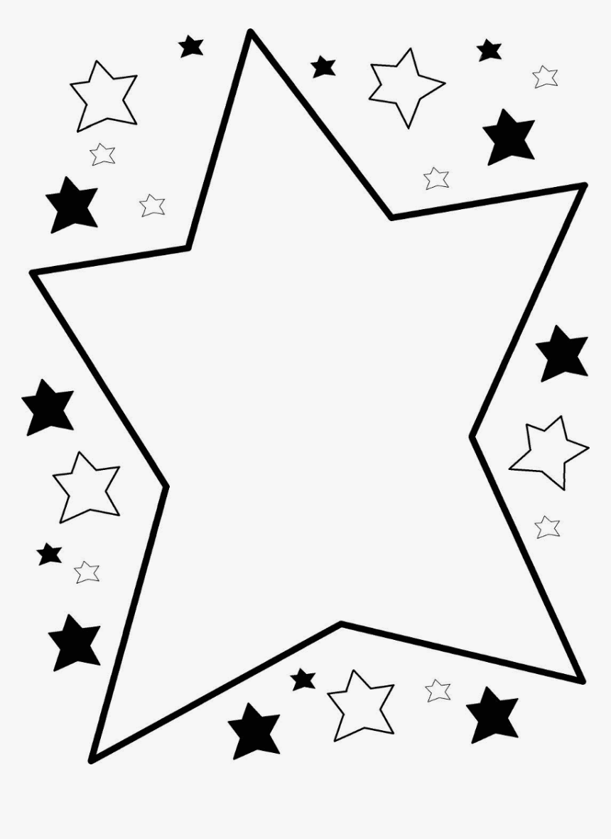 Clip Arts Related To - Star Border Black And White Clipart, HD Png Download, Free Download