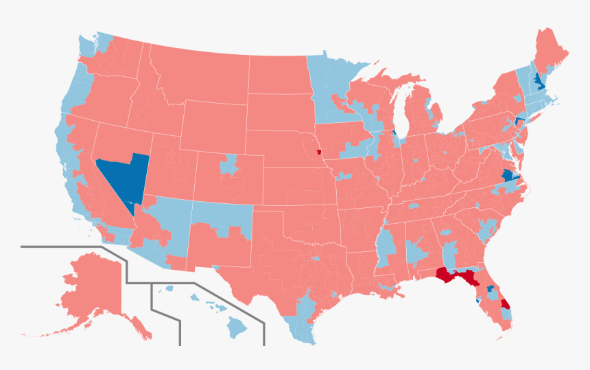 Us House Map 2016, HD Png Download, Free Download