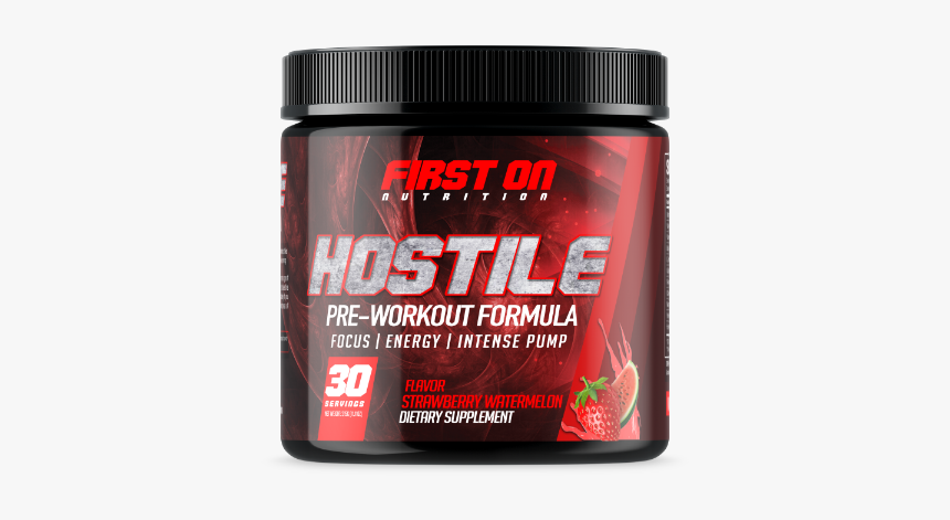 Hostile Bottle - Bodybuilding Supplement, HD Png Download, Free Download