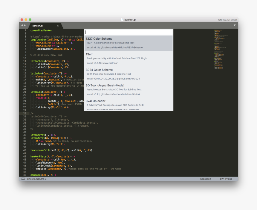 Sublime Text Package Control Nastran, HD Png Download, Free Download