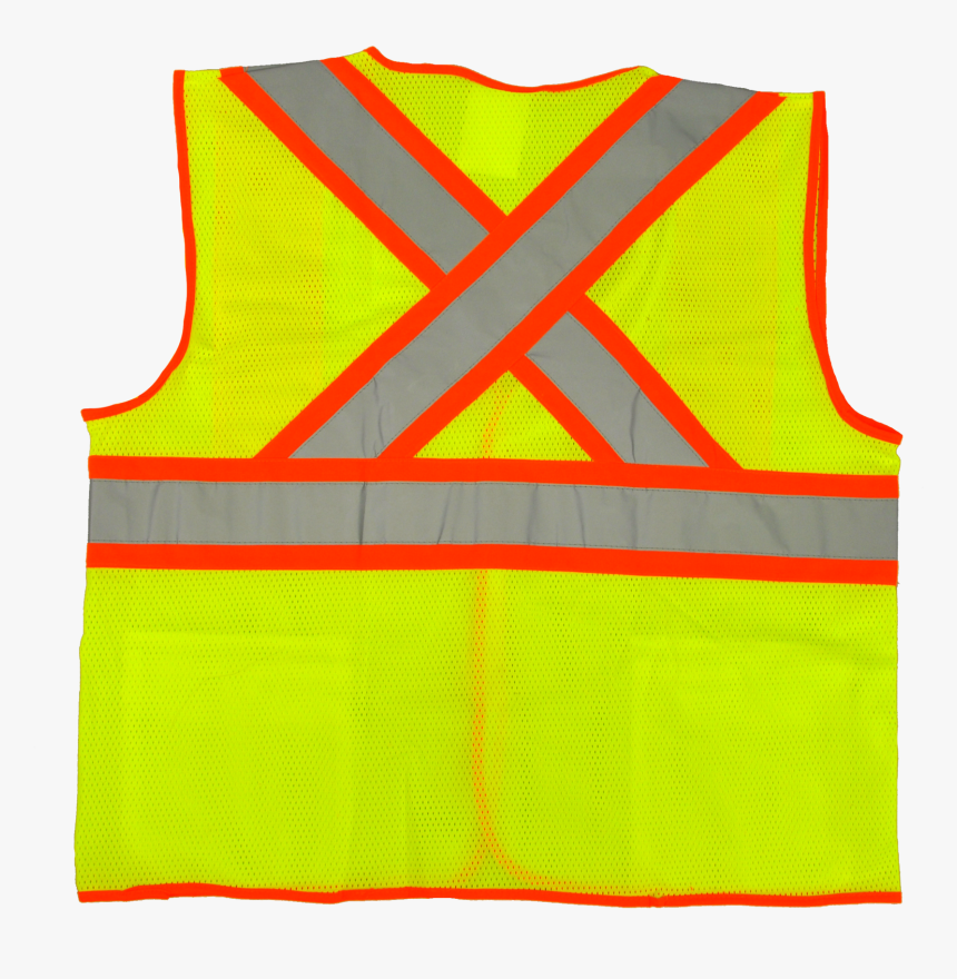 Deluxe High Visibility Fluorescent Safety Vest - High-visibility Clothing, HD Png Download, Free Download