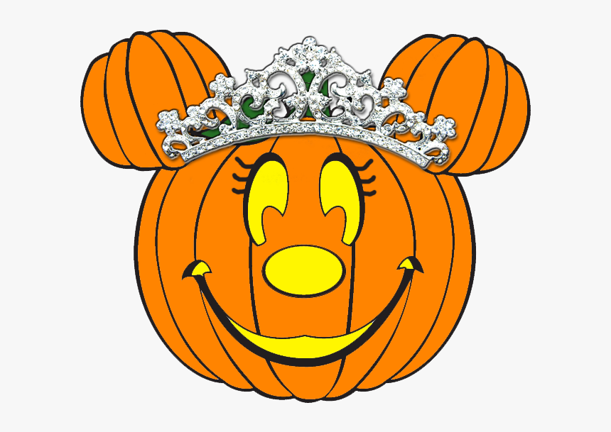 Transparent Minnie Face Png - Disney Halloween Pumpkin Clipart, Png Download, Free Download