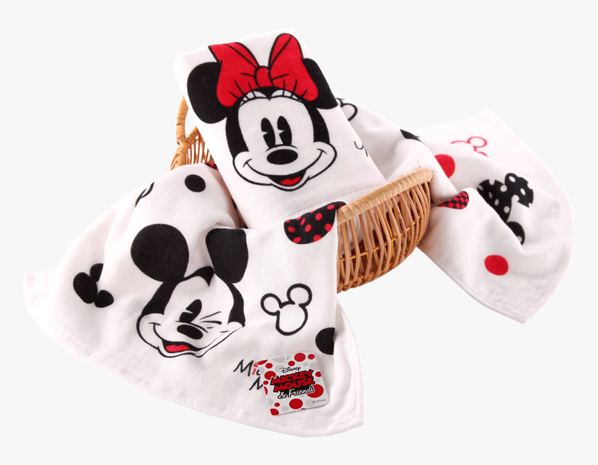 Disney Disney Minnie Mickey Couple Gauze Large Face - Towel, HD Png Download, Free Download