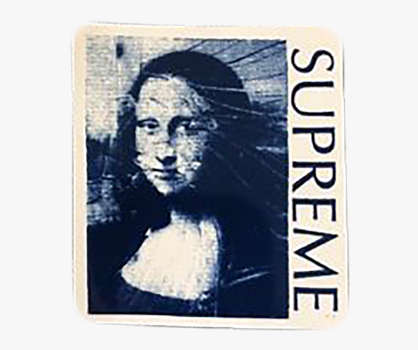 Supreme Mona Lisa Sticker, HD Png Download, Free Download