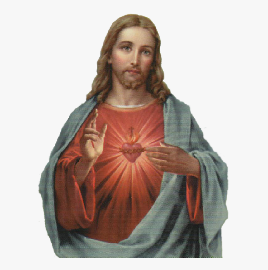 En El Mercado Nº4 Festejarán El Día Del Sagrado Corazón - Jesus Holding The Heart, HD Png Download, Free Download