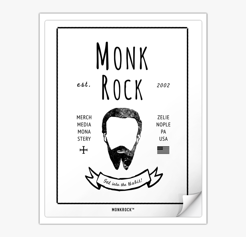 Monkrock Hipster Logo Est - Poster, HD Png Download, Free Download