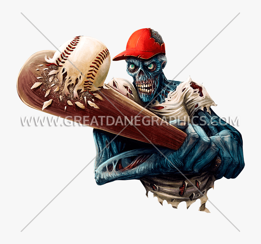 Zombie Baseball Bat Png, Transparent Png, Free Download