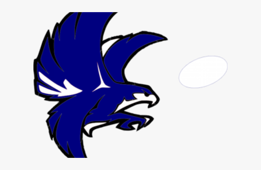 Peregrine Falcon Clipart Blue Falcon - Clipart Falcon With Football, HD Png Download, Free Download