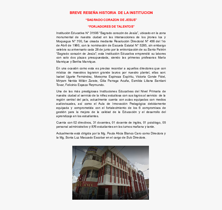 Escuela Numero 31506 Sagrado Corazon De Jesus, HD Png Download, Free Download