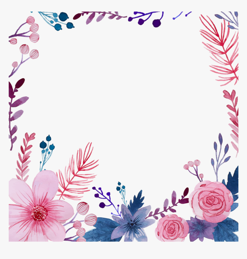 Flower Watercolor Background Png, Transparent Png, Free Download