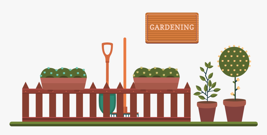 Gardening Growing Plants Illustration, HD Png Download, Free Download