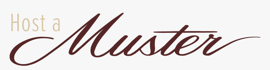 Host A Muster - Calligraphy, HD Png Download, Free Download