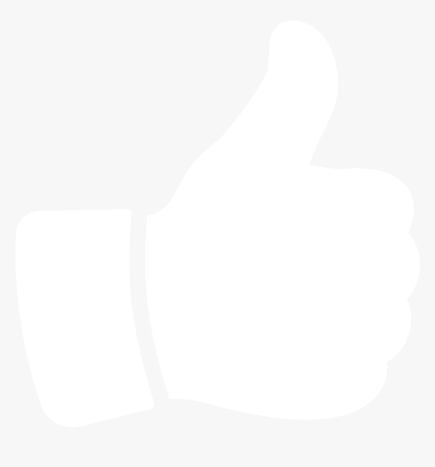 Transparent White Thumbs Up Png - Thumbs Up Icon Png White, Png Download, Free Download