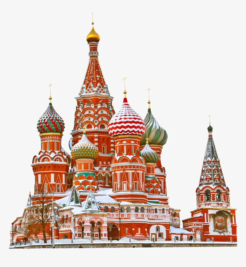 Basils Square Of Moscow Tour Petersburg Saint Clipart - Moscow Russia St Basil's Cathedral, HD Png Download, Free Download