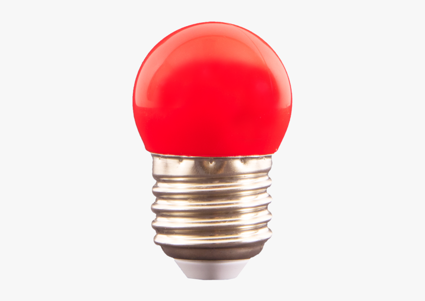 Foco Bombilla Miniatura Globo De Led Rojo 1w E27 127v - Foco Rojo Png, Transparent Png, Free Download