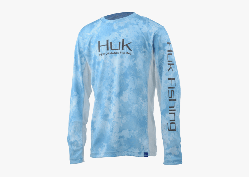 Huk Youth Icon X Camo Long Sleeve Shirt"
 Class= - Long-sleeved T-shirt, HD Png Download, Free Download