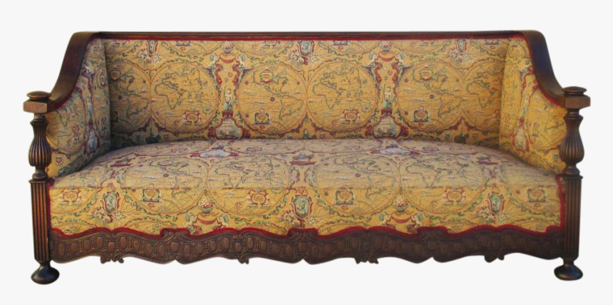 Clip Art Antique Couches - Studio Couch, HD Png Download, Free Download