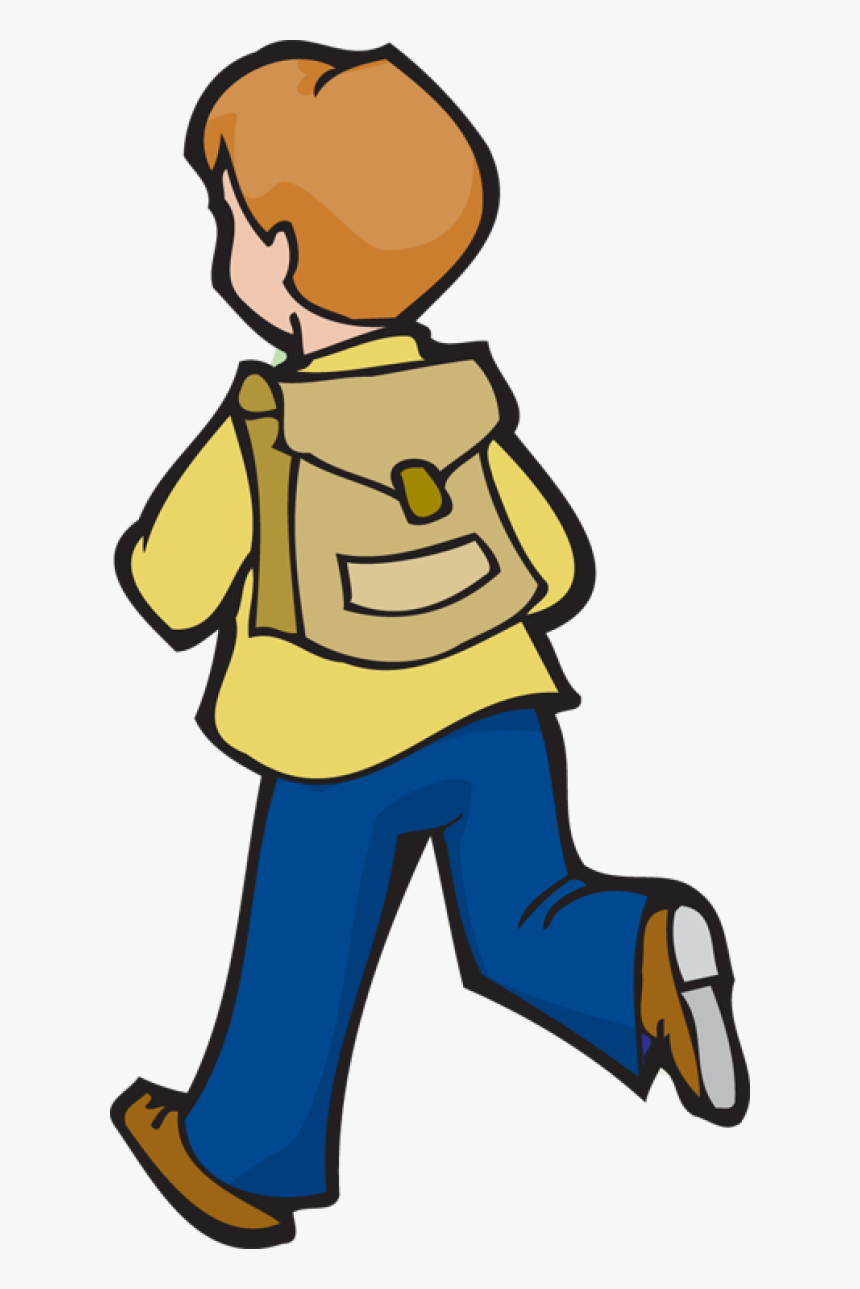 Web Design Clip Art - Boy With School Bag Clipart, HD Png Download, Free Download
