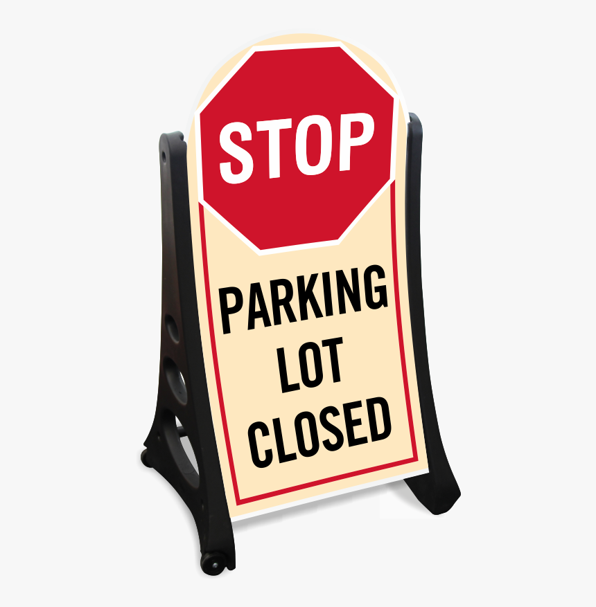Keep Out Contruction Area Sidewalk Sign Kit - Bcit, HD Png Download, Free Download