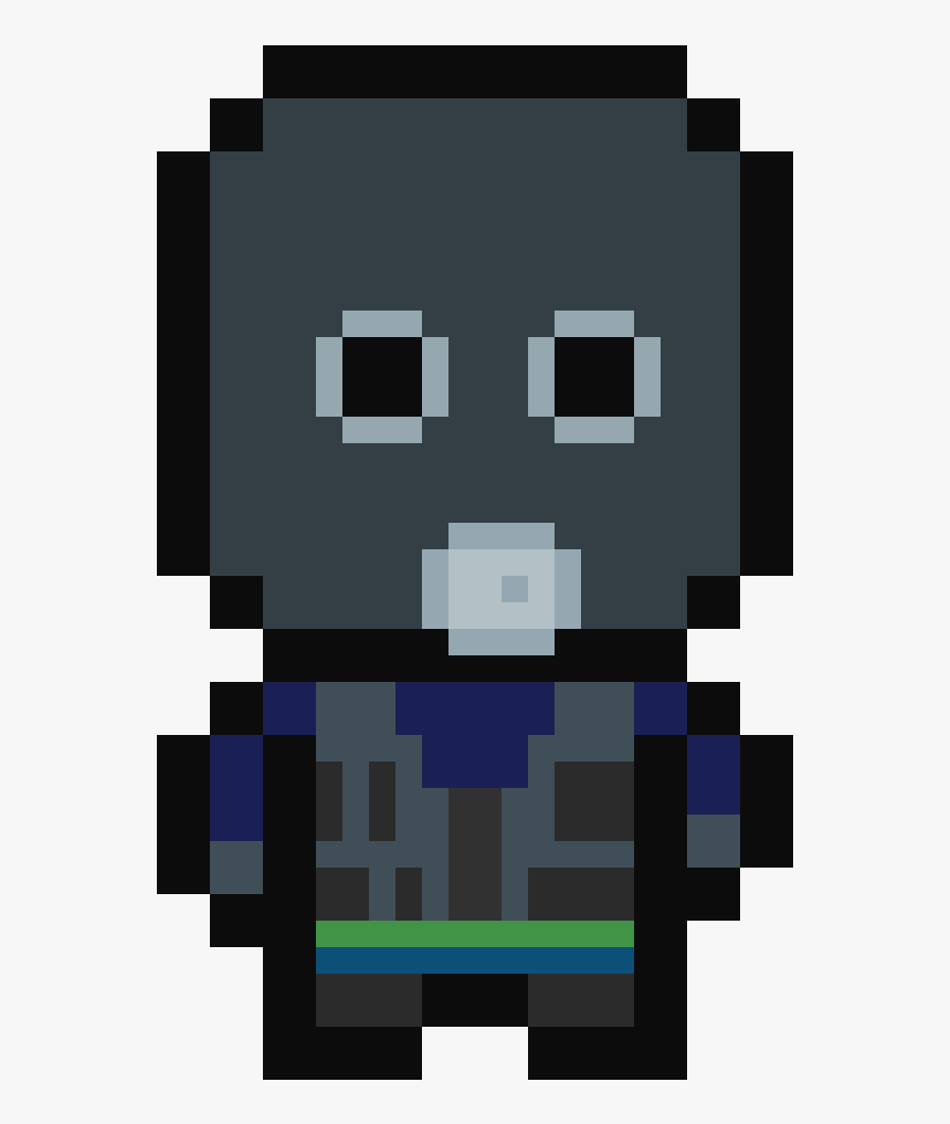 Pixel Art Call Of Duty Ghost , Png Download - Pixel Art Player Walking, Transparent Png, Free Download