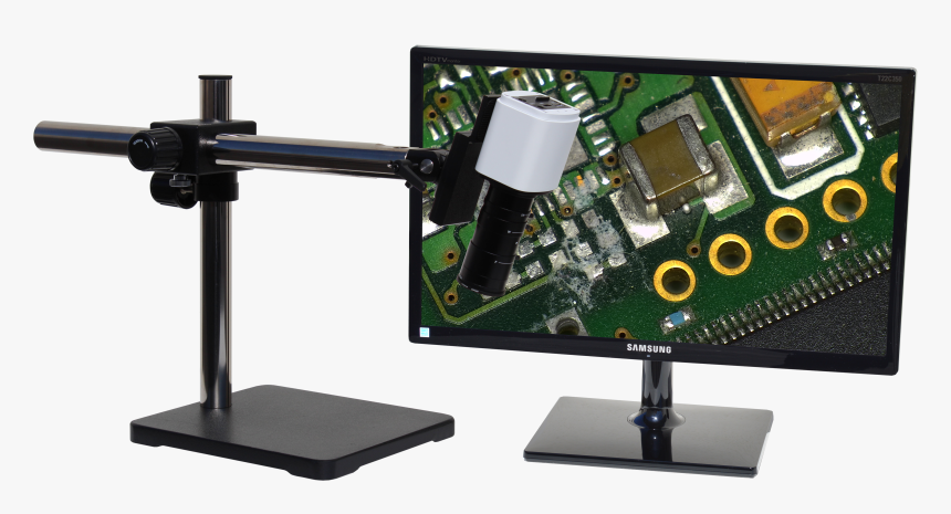 Full Hd 1080p Digital Microscope Ehd807lus With Led - Microscope Use Monitor, HD Png Download, Free Download