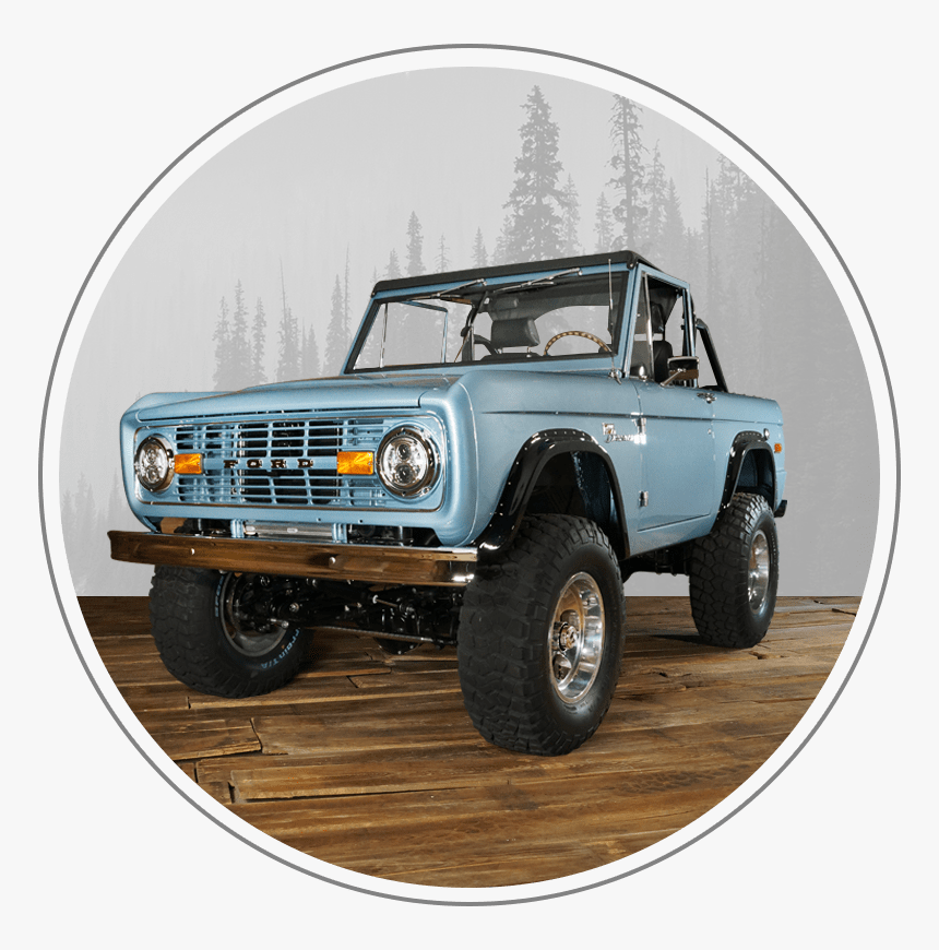 Modern Bronco Circle - Off-road Vehicle, HD Png Download, Free Download