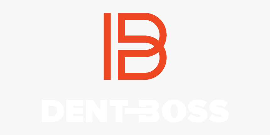 Dentboss Logo Whitelettering - Carmine, HD Png Download, Free Download