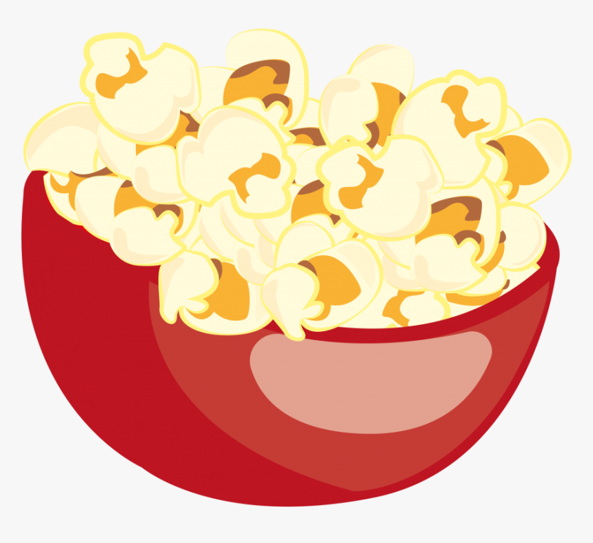 Popcorn Png Image - Popcorn In A Bowl Clipart Transparent, Png Download, Free Download