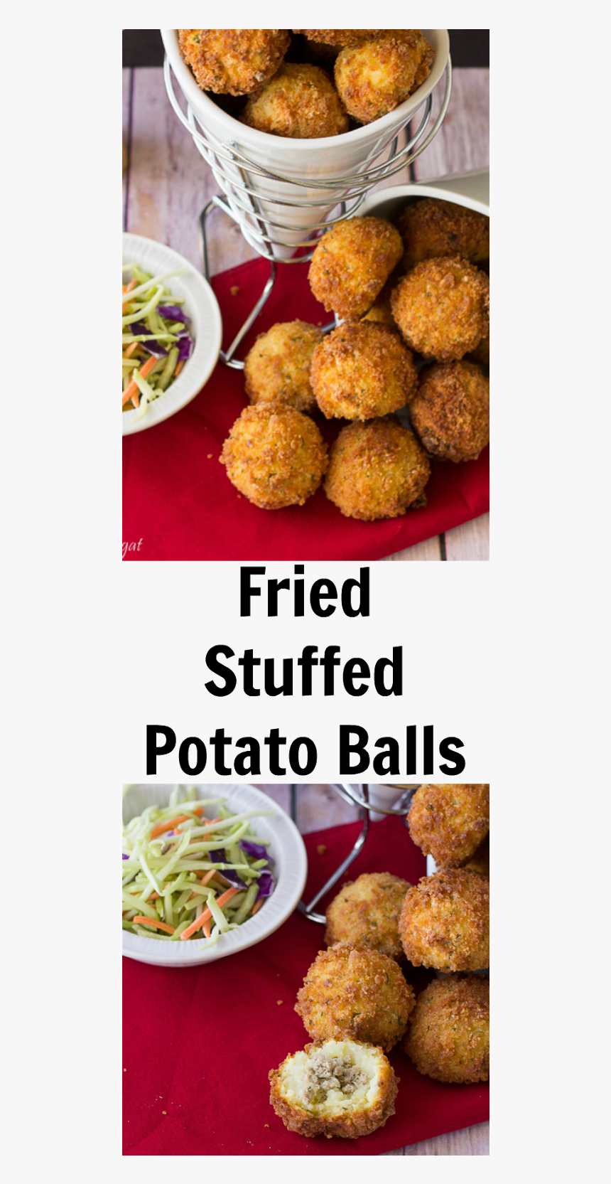 Fried Stuffed Potato Balls - Mashed Potato Ball Clipart, HD Png Download, Free Download