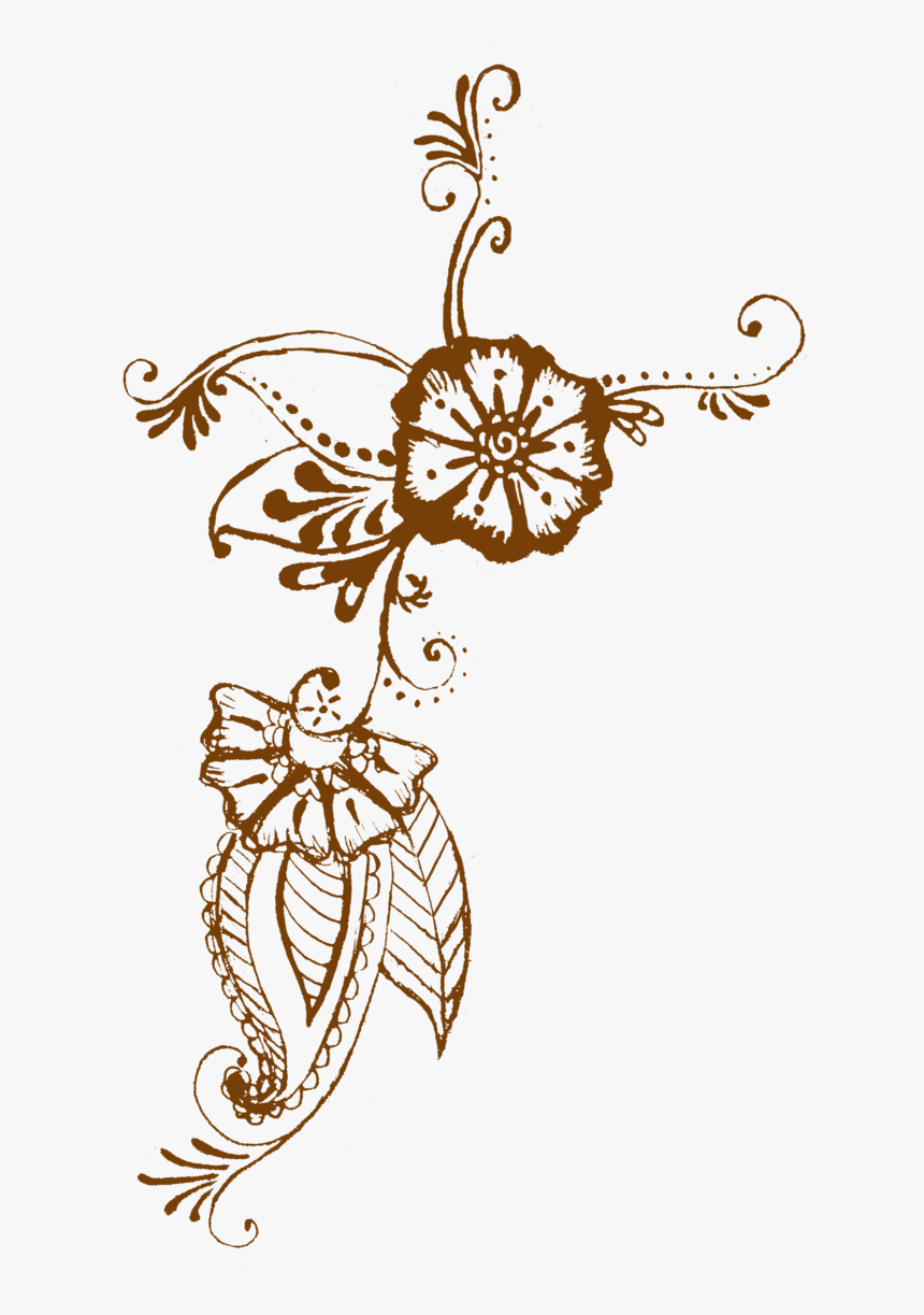 Easy Mehendi Design Png Pics - Beautiful Henna Designs Transparent Background, Png Download, Free Download