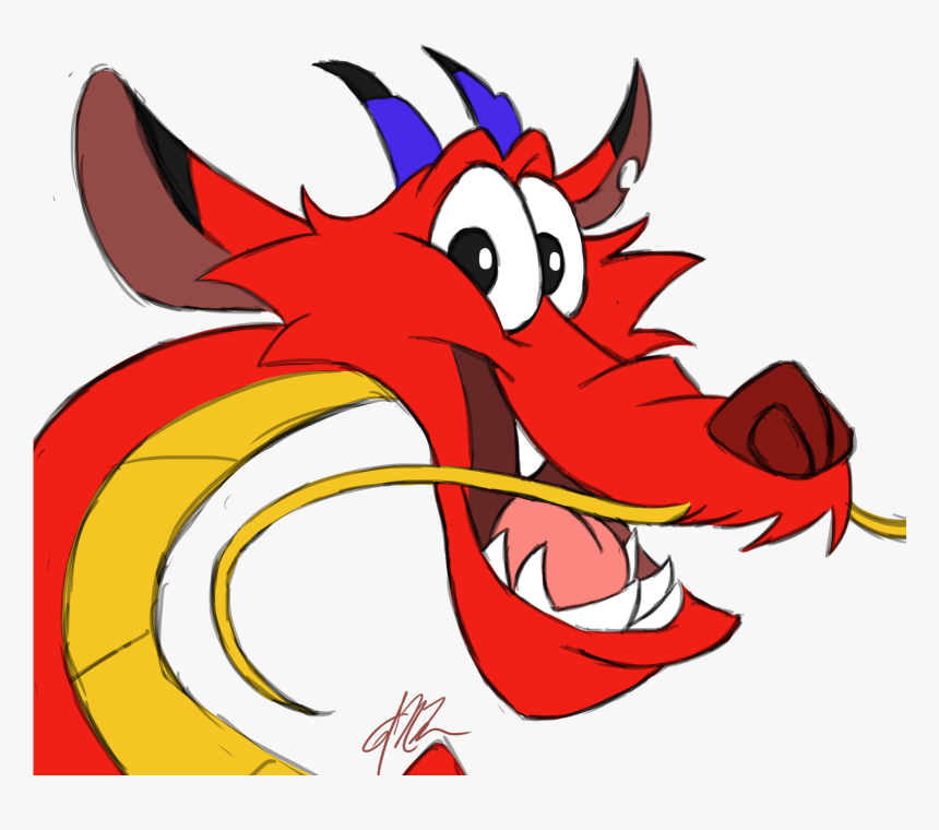 Mushu Png Image Background - Mulan Mulan Mushu Cri Kee, Transparent Png, Free Download