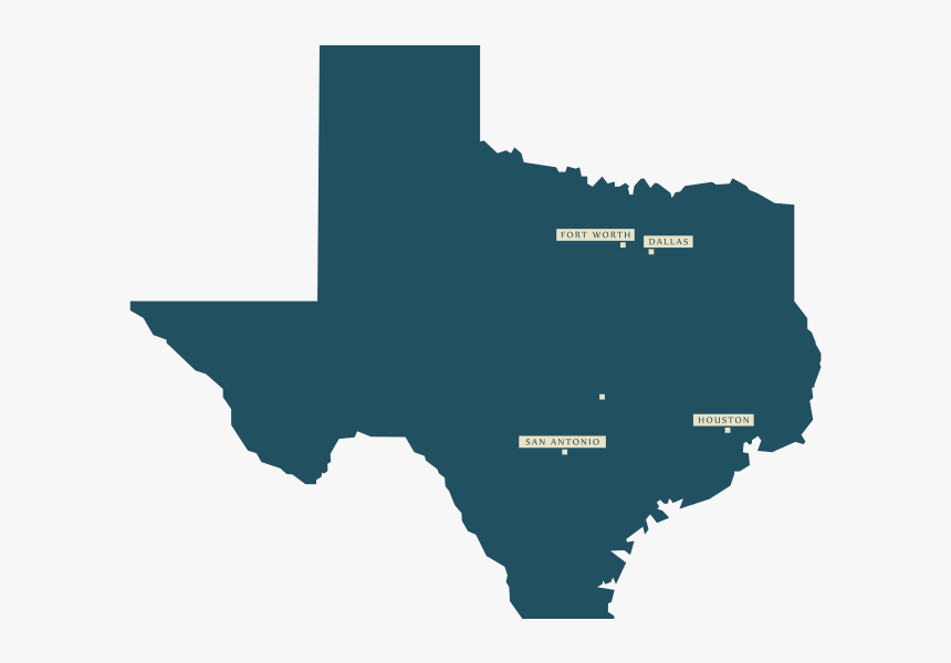 Map Of Texas - State Of Texas, HD Png Download, Free Download