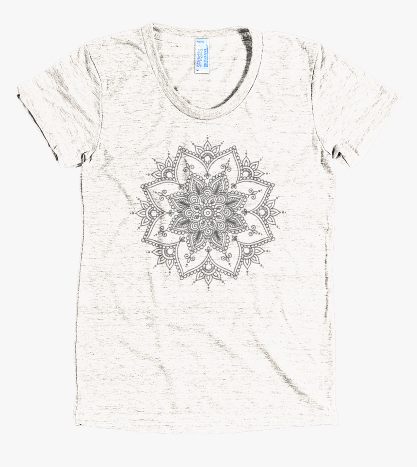 Henna Design American Apparel Tee In Tri-oatmeal - Sticker, HD Png Download, Free Download