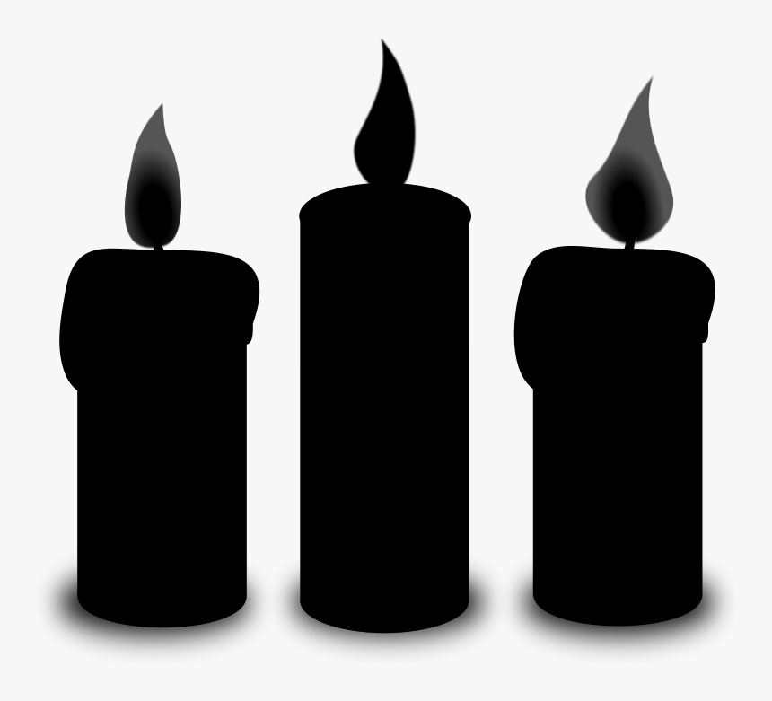 Candle Silhouette - Clip Art, HD Png Download, Free Download