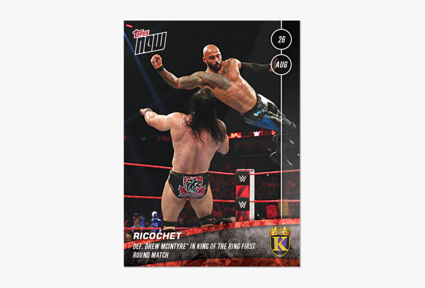 Drew Mcintyre In King Of The Ring First Round Match - Drew Mcintyre Vs Ricochet, HD Png Download, Free Download