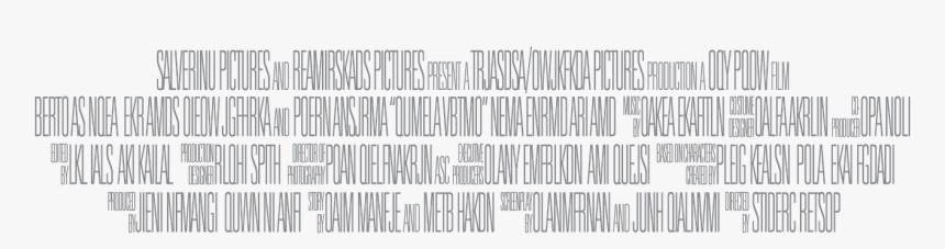 Movie Credits Template Transparent, HD Png Download, Free Download